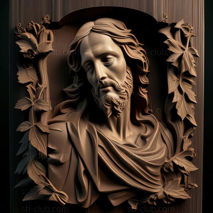 3D model st jesus (STL)